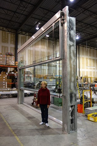 OpenAire Vertical Glass Wall System Manufactured and Assembled at OpenAire Faicility in Ontario, Canada