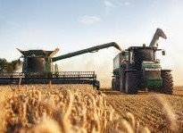 heavy duty harvesting machinery at work in the agriculture industry