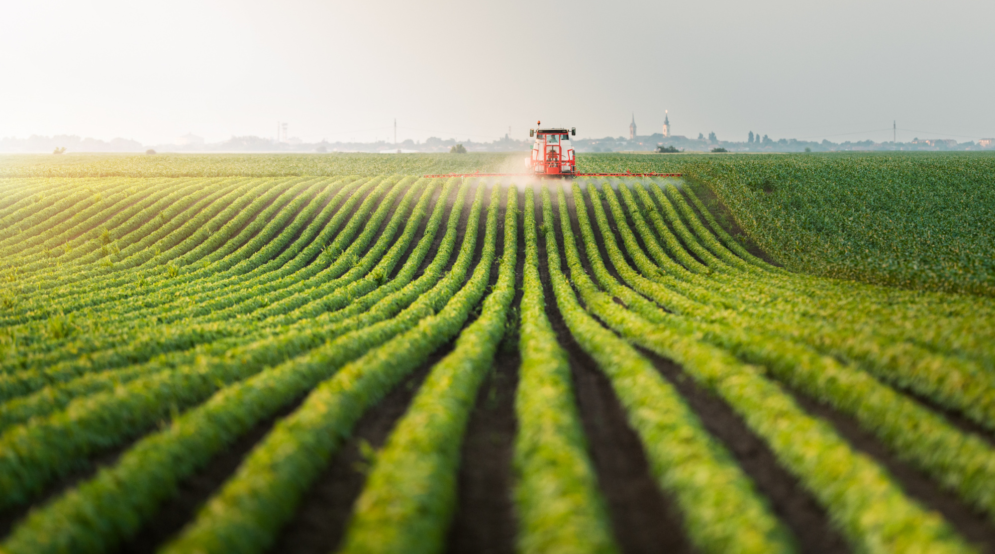 Agriculture Equipment Sparying in the Field