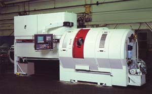 Tri-turn three spindle CNC screw machine