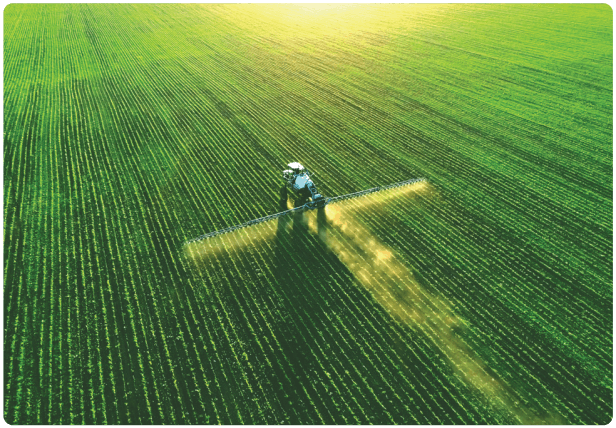 agriculture machine being used in the field 