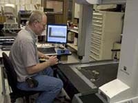 man working at desk