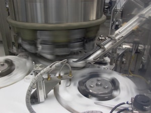 packaging machinery in action