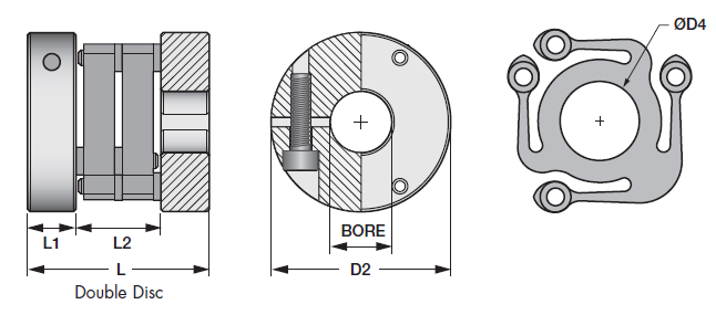 Double Disc Control Flex Couplings