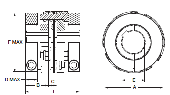 Single Clamp Stainless Steel Hubs