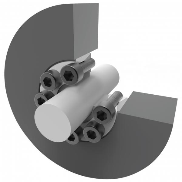 PSLGC NickelPlated Keyless Shaft Bushings