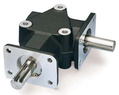 Right Angle Gearbox Speed Increaser, Light Duty 90 Degree Gearbox, 1 To 1  Ratio Right Angle Gear Box, screwjack