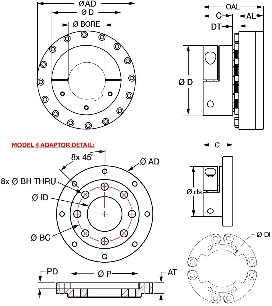 Single-Flex Clamp-Adaptor Model-4