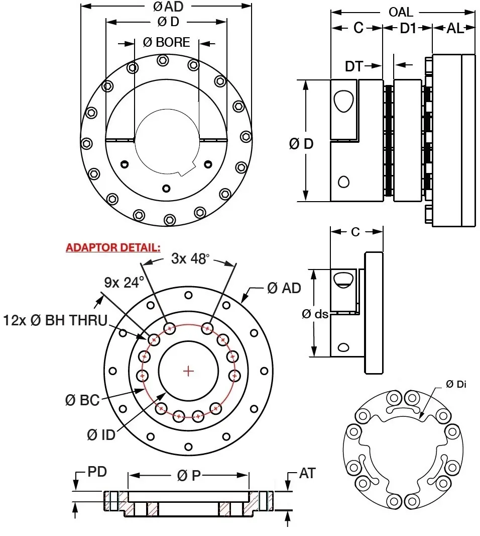 Double-Flex Clamp-Adaptor Model_9