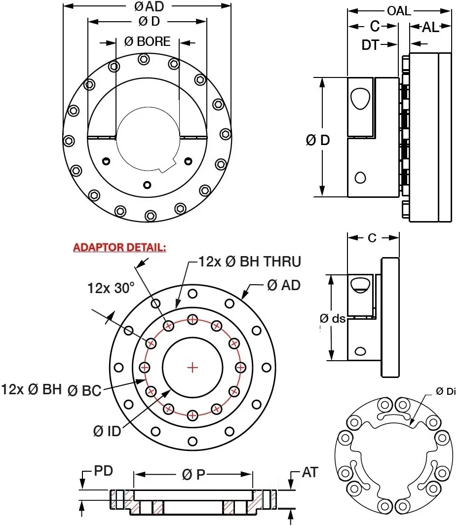 Single-Flex Clamp-Adaptor Model_7