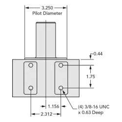 OHLA 315 Series - Bottom View