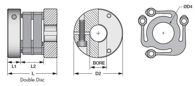 Double Disc Control Flex Couplings