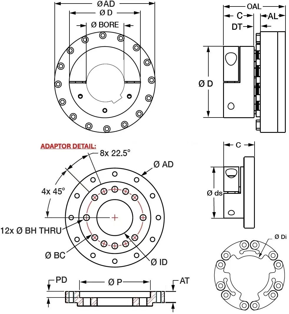 Single-Flex Clamp-Adaptor Model_5