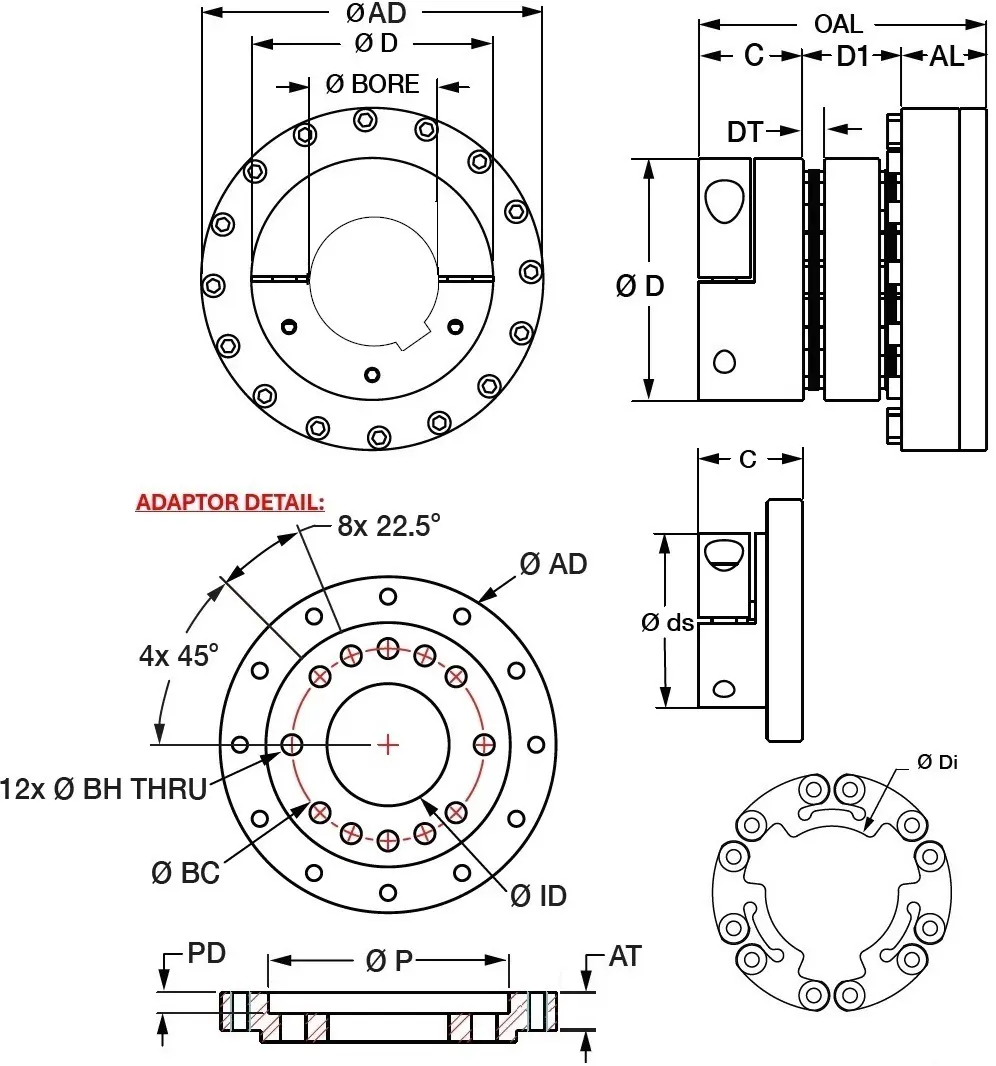 Double-Flex Clamp-Adaptor Model_5