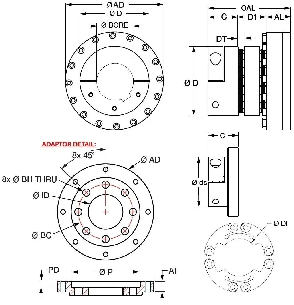 Double-Flex Clamp-Adaptor Model-3