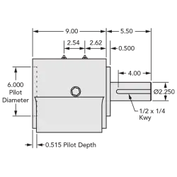 OHLA 1136 Series - Input Side View OHLA 1136 Series - Input Side View