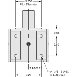 OHLA 515 Series - Bottom View OHLA 515 Series - Bottom View