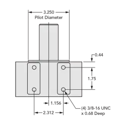 OHLA 215 Series - Bottom View