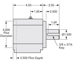 OHLA 615 Series - Side View OHLA 615 Series - Side View