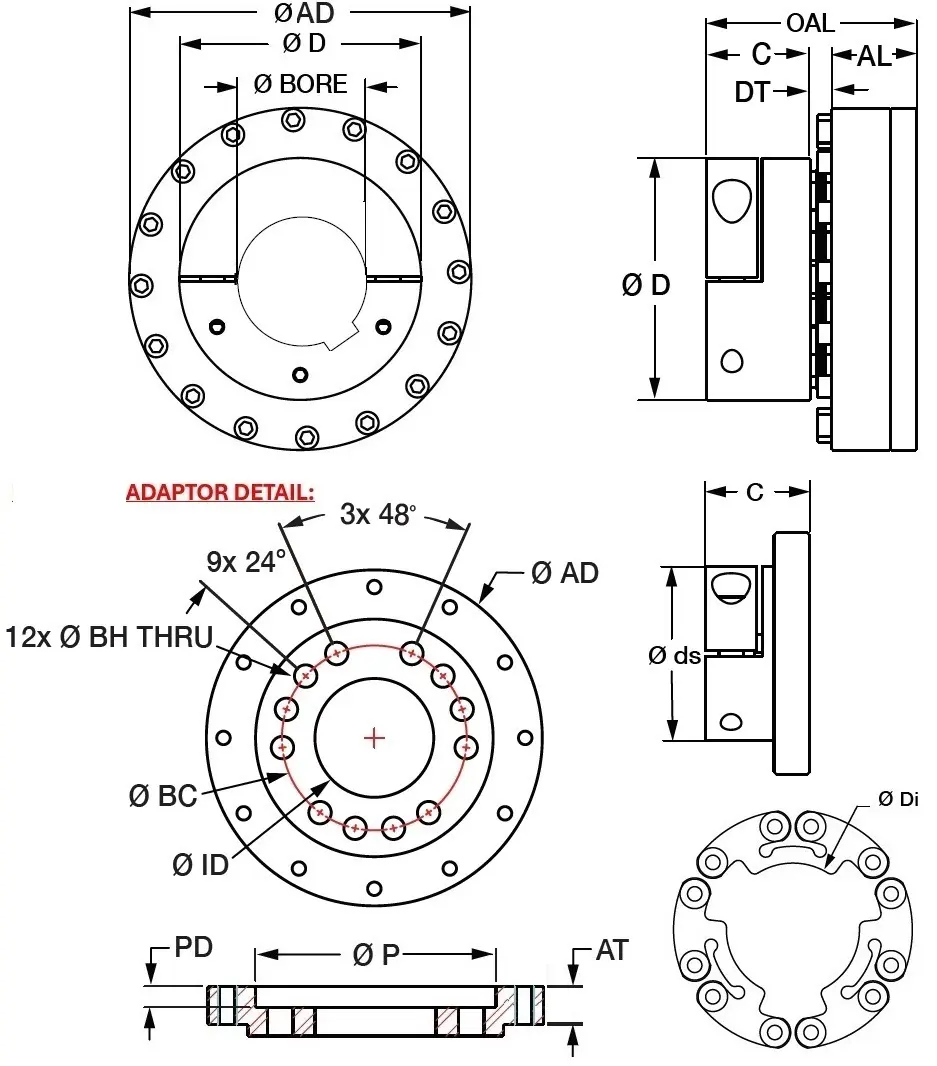 Single-Flex Clamp-Adaptor Model_10