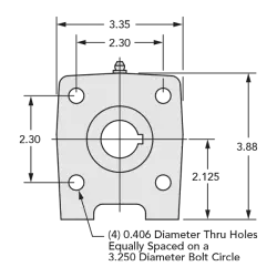 OHLA 410F Series - Input End View