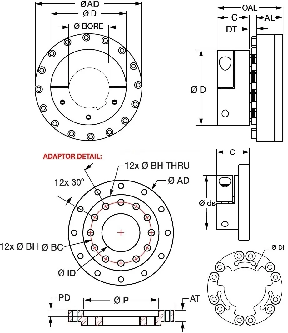 Single-Flex Clamp-Adaptor Model_8
