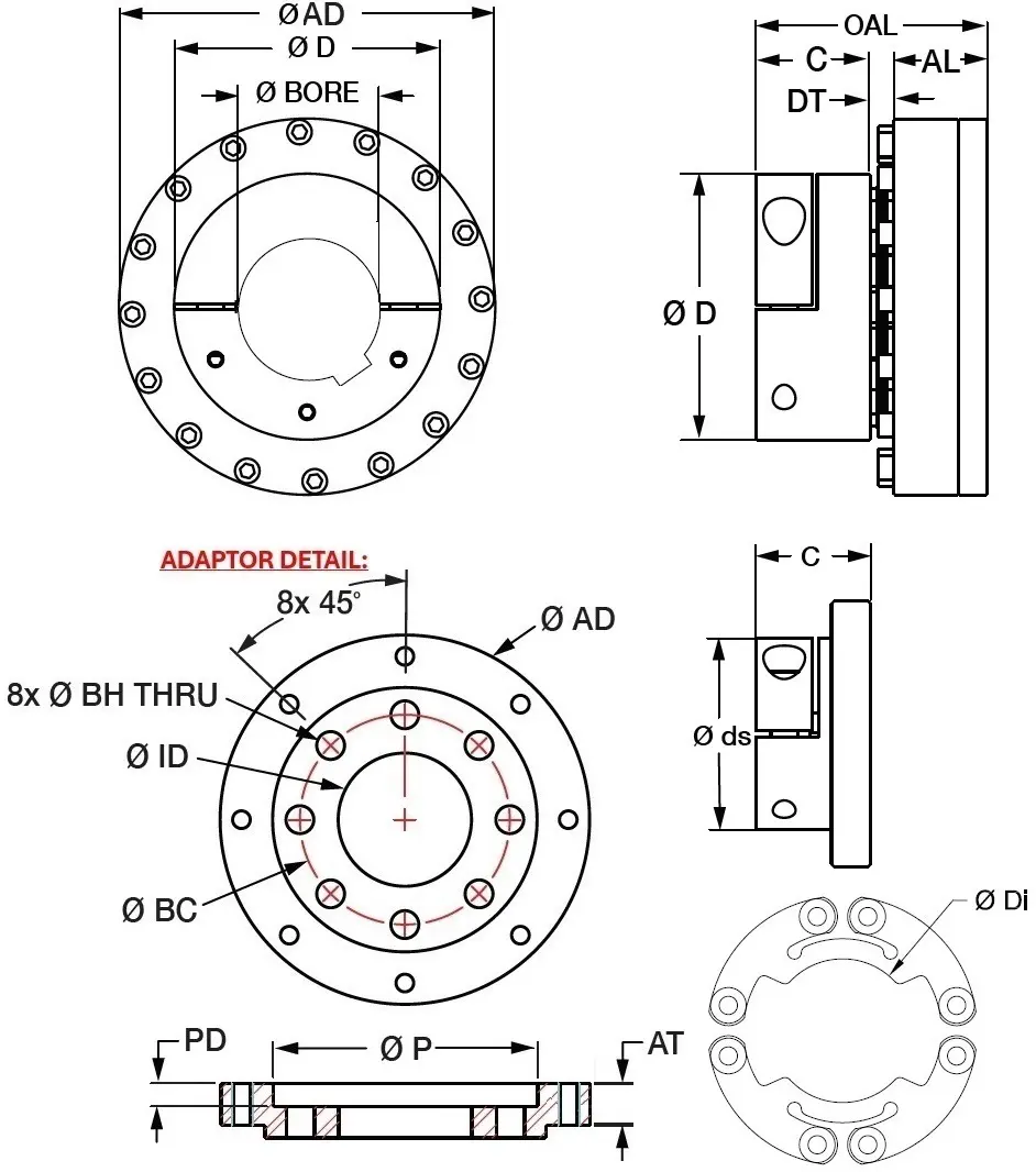 Single-Flex Clamp-Adaptor Model-3