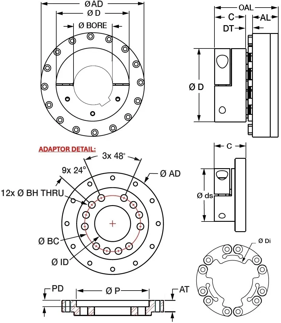 Single-Flex Clamp-Adaptor Model_9